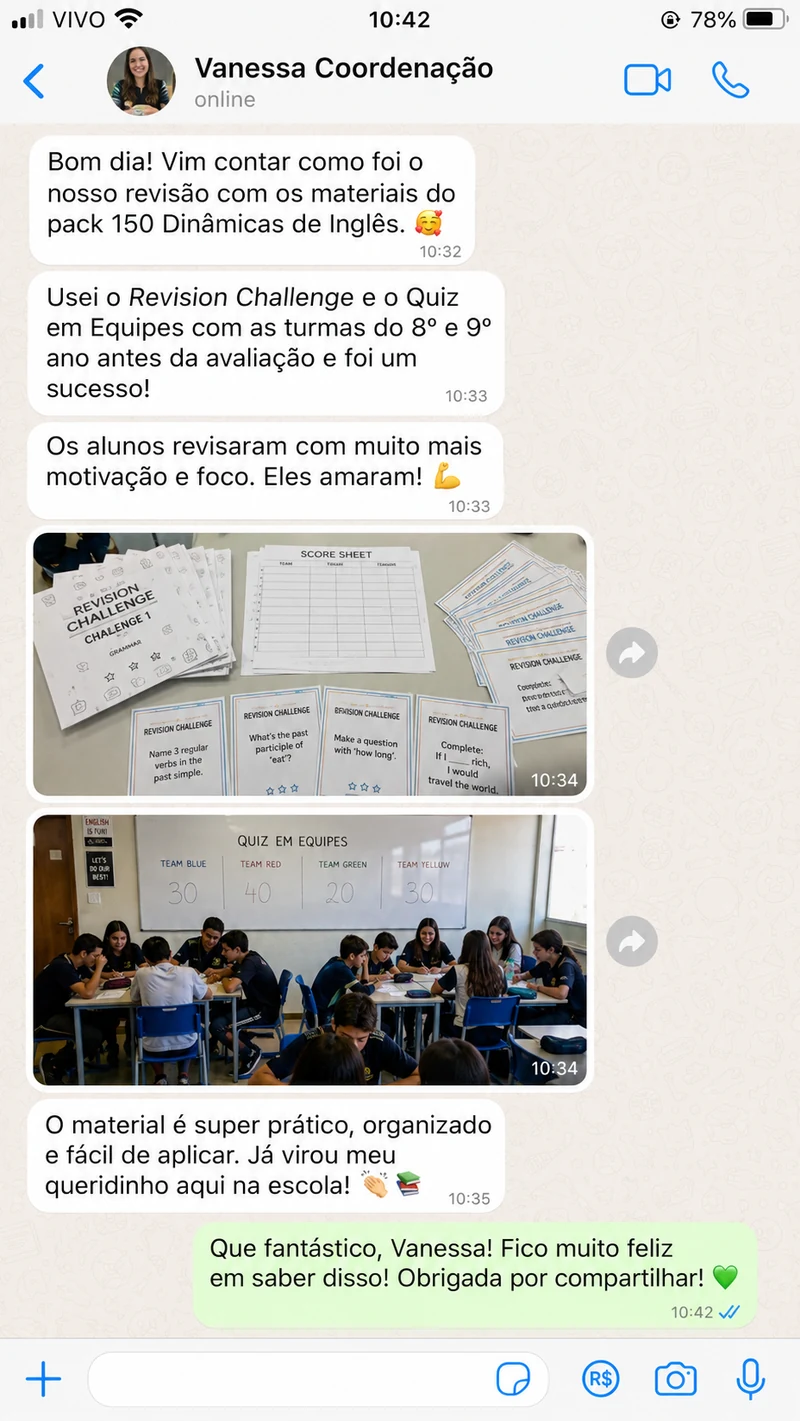 Depoimento de professora 4